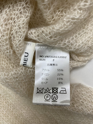 VANNIE U/ヴァニーユー/ニット/セーター/トップス/ベージュ/F