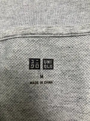 UNIQLO/ユニクロ/ポロシャツ/トップス/グレー/M