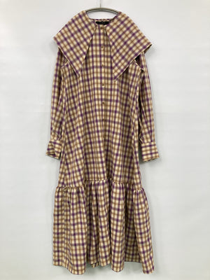 w closet/ダブルクローゼット/シャツワンピース/ワンピース/ドレス/パープル/F