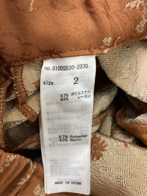 MOUSSY/マウジー/スラックス/パンツ/ブラウン/2