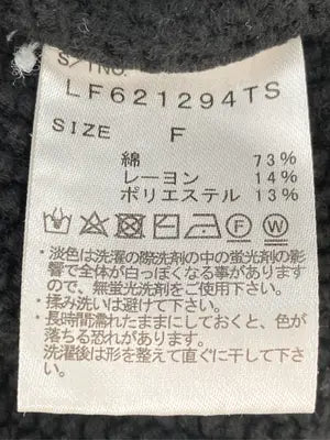 LOWRYS FARM/ローリーズファーム/ニット/セーター/トップス/ブラック/F