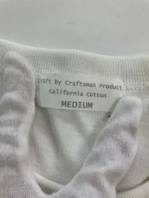Tシャツ/カットソー/トップス/ホワイト/MEDIUM