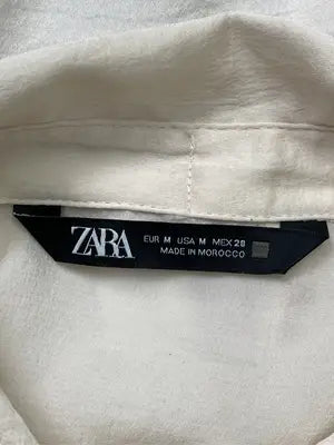ZARA/ザラ/シャツ/ブラウス/トップス/アイボリー/M