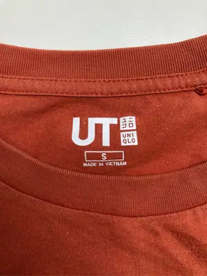 UNIQLO/ユニクロ/Tシャツ/カットソー/トップス/オレンジ/S