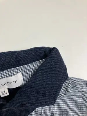 THE SHOP TK/ザショップティーケー/ポロシャツ/トップス/ネイビー/XL
