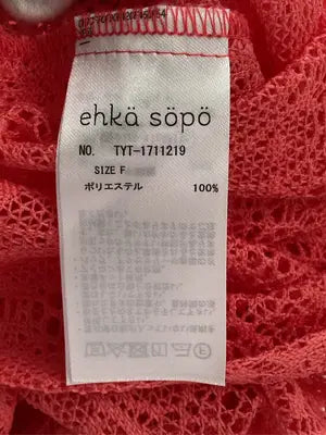 ehka sopo/エヘカソポ/シャツ/ブラウス/トップス/レッド/F