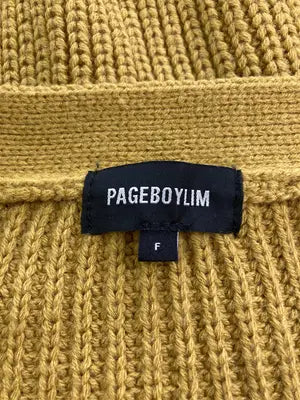 PAGEBOYLIM/ページボーイリム/カーディガン/ボレロ/トップス/イエロー/FREE