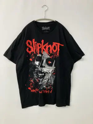 SlipKnot/Tシャツ/カットソー/トップス/ブラック/L