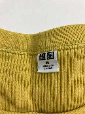 UNIQLO/ユニクロ/Tシャツ/カットソー/トップス/イエロー/M