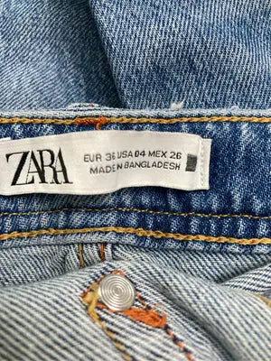 ZARA/ザラ/デニムパンツ/パンツ/ブルー/EUR 36/USA 4/MEX 26