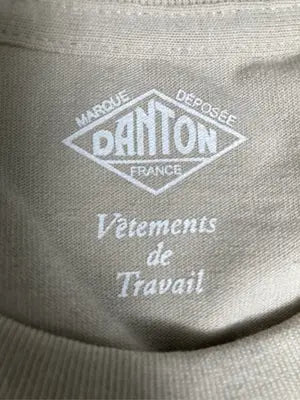 DANTON/ダントン/Tシャツ/カットソー/トップス/ベージュ