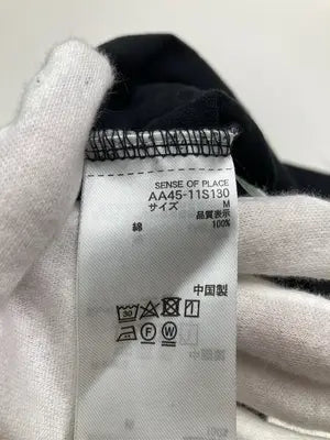 SENSE OF PLACE/センスオブプレイス/Tシャツ/カットソー/トップス/ブラック/M