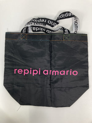 REPIPI ARMARIO/レピピアルマリオ/エコバッグ/サブバッグ/バッグ/ブラック