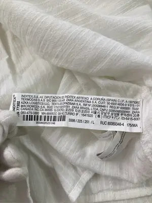 ZARA/ザラ/シャツ/ブラウス/トップス/ホワイト/USA L
