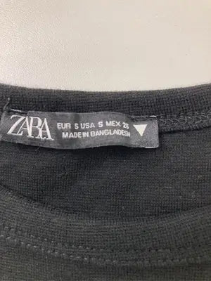 ZARA/ザラ/Tシャツ/カットソー/トップス/ブラック/S