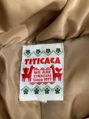 TITICACA/チチカカ/ダウンジャケット/コート/ジャケット/アウター/ベージュ