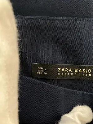 ZARA BASIC/ザラベーシック/その他パンツ/パンツ/ネイビー/L