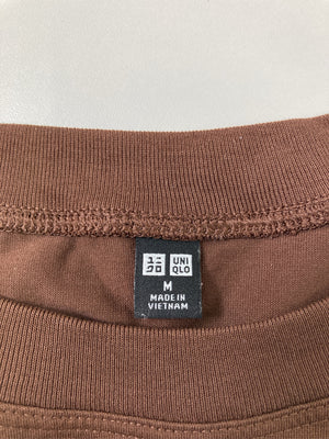 UNIQLO/ユニクロ/ノースリーブ/トップス/ブラウン/M