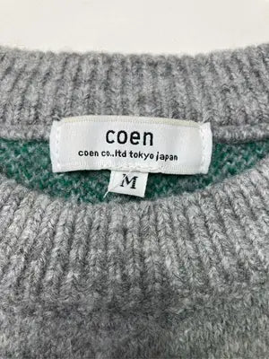 coen/コーエン/ニット/セーター/トップス/グレー/M