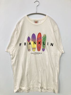 FRANKLIN MARSHALL/フランクリンマーシャル/Tシャツ/カットソー/トップス/ホワイト/L