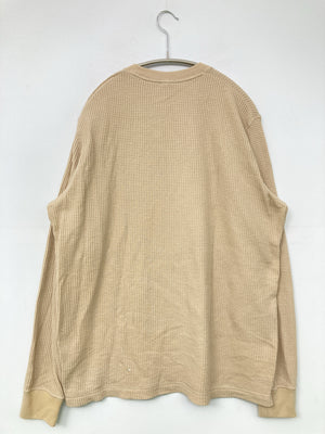 UNIQLO/ユニクロ/Tシャツ/カットソー/トップス/ベージュ/L