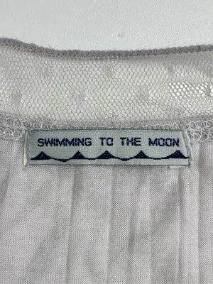SWIMMING TO THE MOON/Tシャツ/カットソー/トップス/ベージュ/M