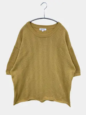 THE SHOP TK/ザショップティーケー/ニット/セーター/トップス/イエロー/M