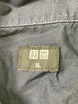 UNIQLO/ユニクロ/シャツ/ブラウス/トップス/ネイビー/XL