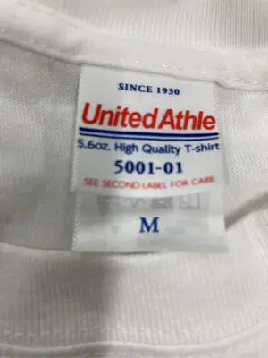 United Athle/ユナイテッドアスレ/Tシャツ/カットソー/トップス/ホワイト/M