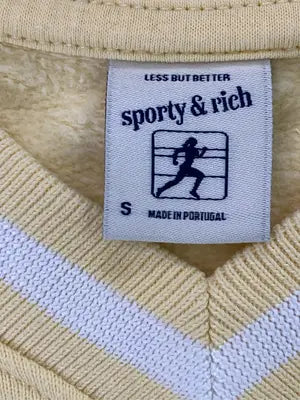 sporty&rich/スウェット/トップス/イエロー/S