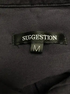 SUGGESTION/サジェスチョン/シャツ/ブラウス/トップス/ブラック/M