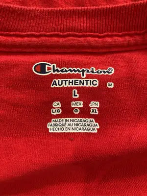 Champion/チャンピオン/Tシャツ/カットソー/トップス/レッド/L