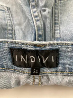 INDIVI/インディヴィ/デニムパンツ/パンツ/スカイブルー/34
