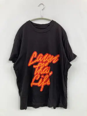 cheap monday/Tシャツ/カットソー/トップス/ブラック/XS