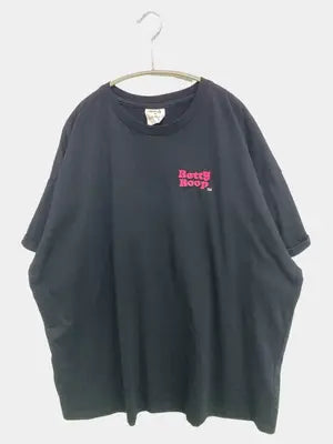 Betty・Boop/ベティブープ/Tシャツ/カットソー/トップス/ブラック/4L