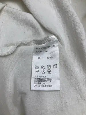 BACK NUMBER/バックナンバー/Tシャツ/カットソー/トップス/ホワイト/MEDIUM