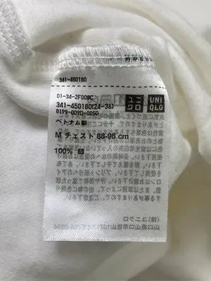 UNIQLO/ユニクロ/Tシャツ/カットソー/トップス/ホワイト/M