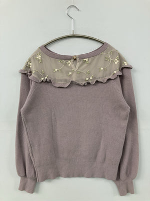 MAJESTIC LEGON/マジェスティックレゴン/ニット/セーター/トップス/パープル/M