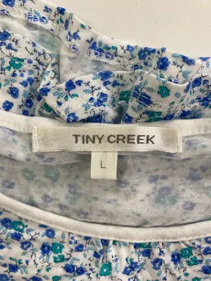 TINY CREEK/Tシャツ/カットソー/トップス/ブルー/L