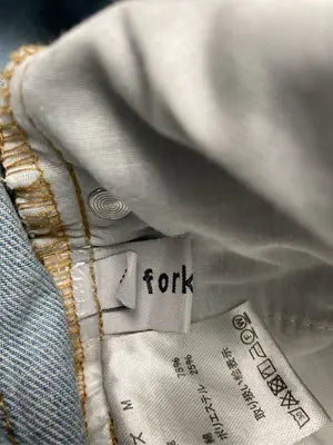 forksy./フォルクシー/デニムパンツ/パンツ/スカイブルー/M