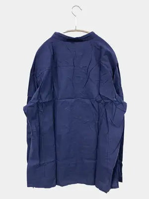 INCERUN/シャツ/ブラウス/トップス/ネイビー/3XL