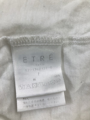 ETRE TOKYO/エトレトウキョウ/Tシャツ/カットソー/トップス/ホワイト/F