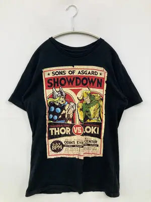 MARVEL/マーベル/Tシャツ/カットソー/トップス/ブラック/M
