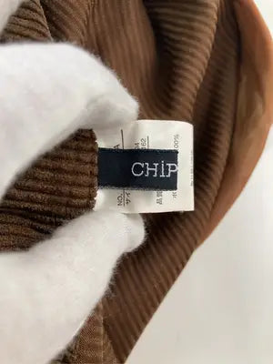 Chip Clip/チップクリップ/ジャンパースカート/ワンピース/ドレス/ブラウン/L
