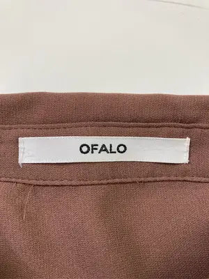 OFALO/シャツ/ブラウス/トップス/ブラウン/M
