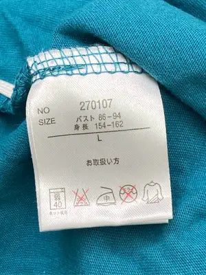 Tシャツ/カットソー/トップス/ブルー/L