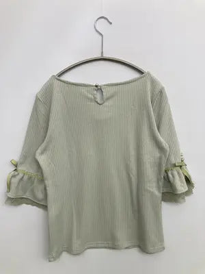 Allamanda/アラマンダ/Tシャツ/カットソー/トップス/ライトグリーン/M