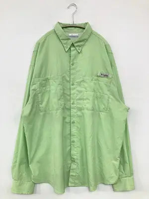 Columbia/コロンビア/シャツ/ブラウス/トップス/ライトグリーン/XL