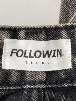 FOLLOWIN/フォロウィン/デニムパンツ/パンツ/グレー/L