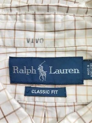 Ralph Lauren/ラルフローレン/シャツ/ブラウス/トップス/アイボリー/XXL